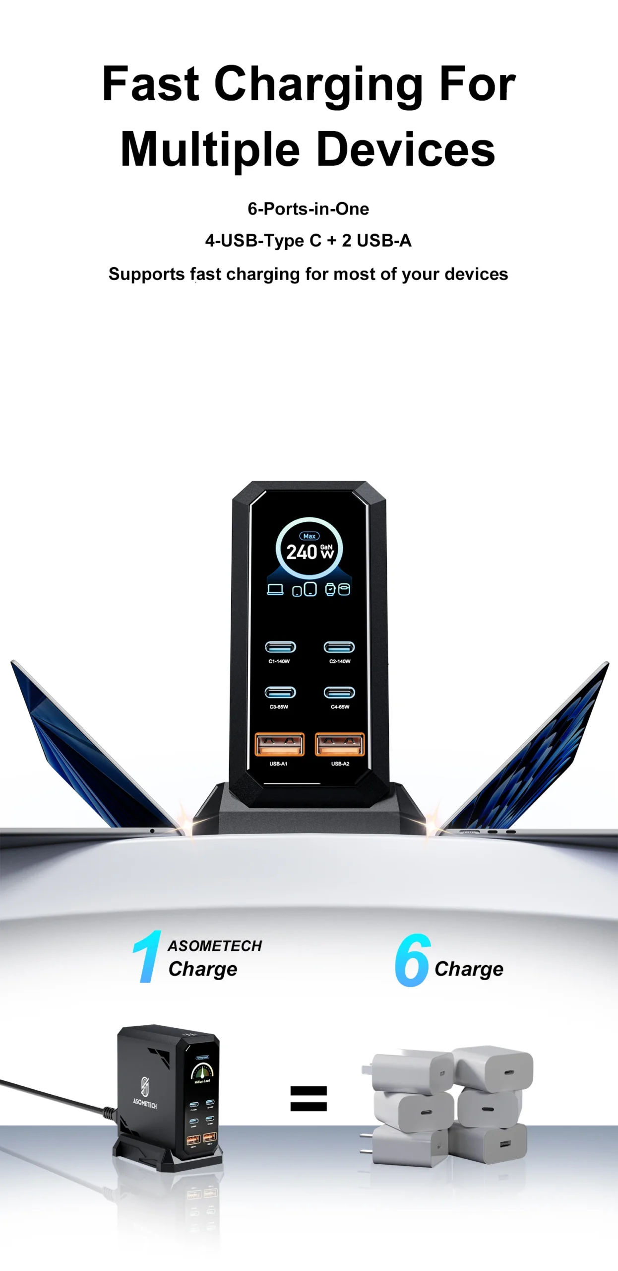 240W GaN Charging Station - Image 5