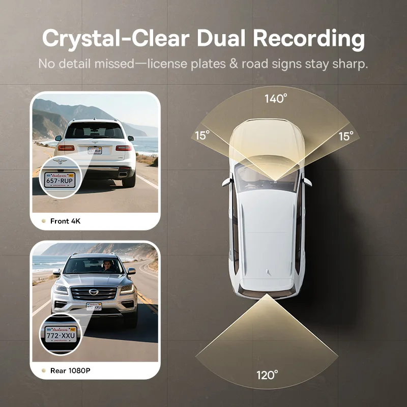 4K Dual Dash Camera - Image 3