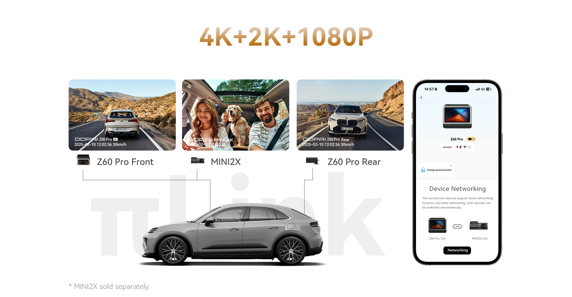 4K Triple Dash Camera - Image 4