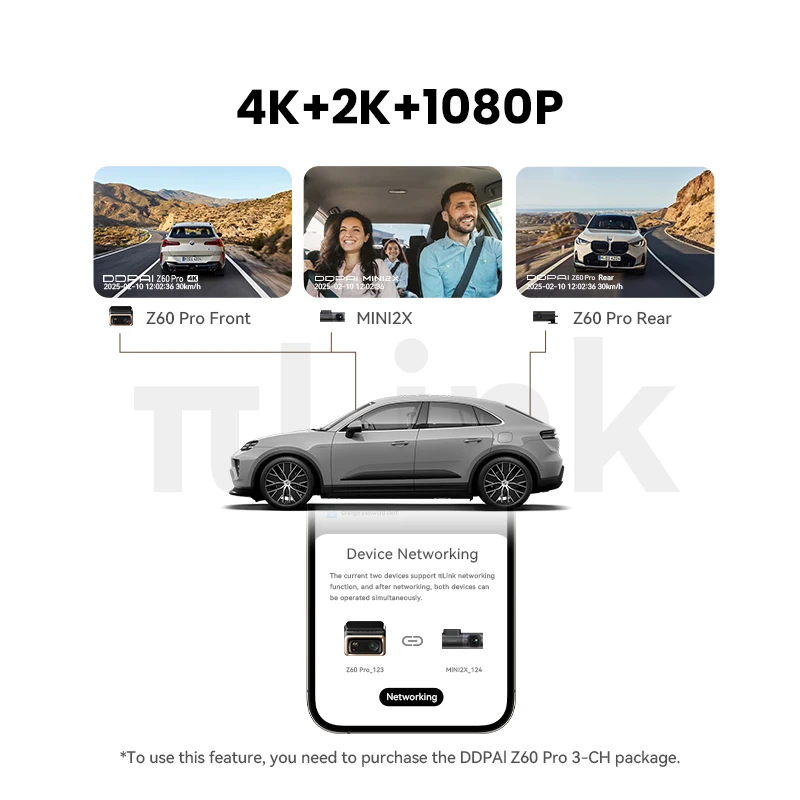 4K Triple Dash Camera - Image 3